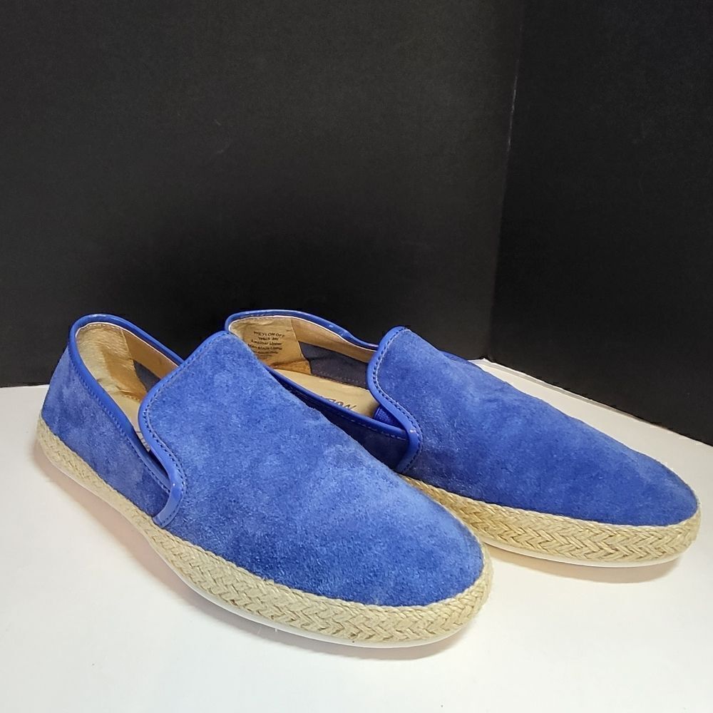Kenneth Cole Reaction Blue Suede Shoes